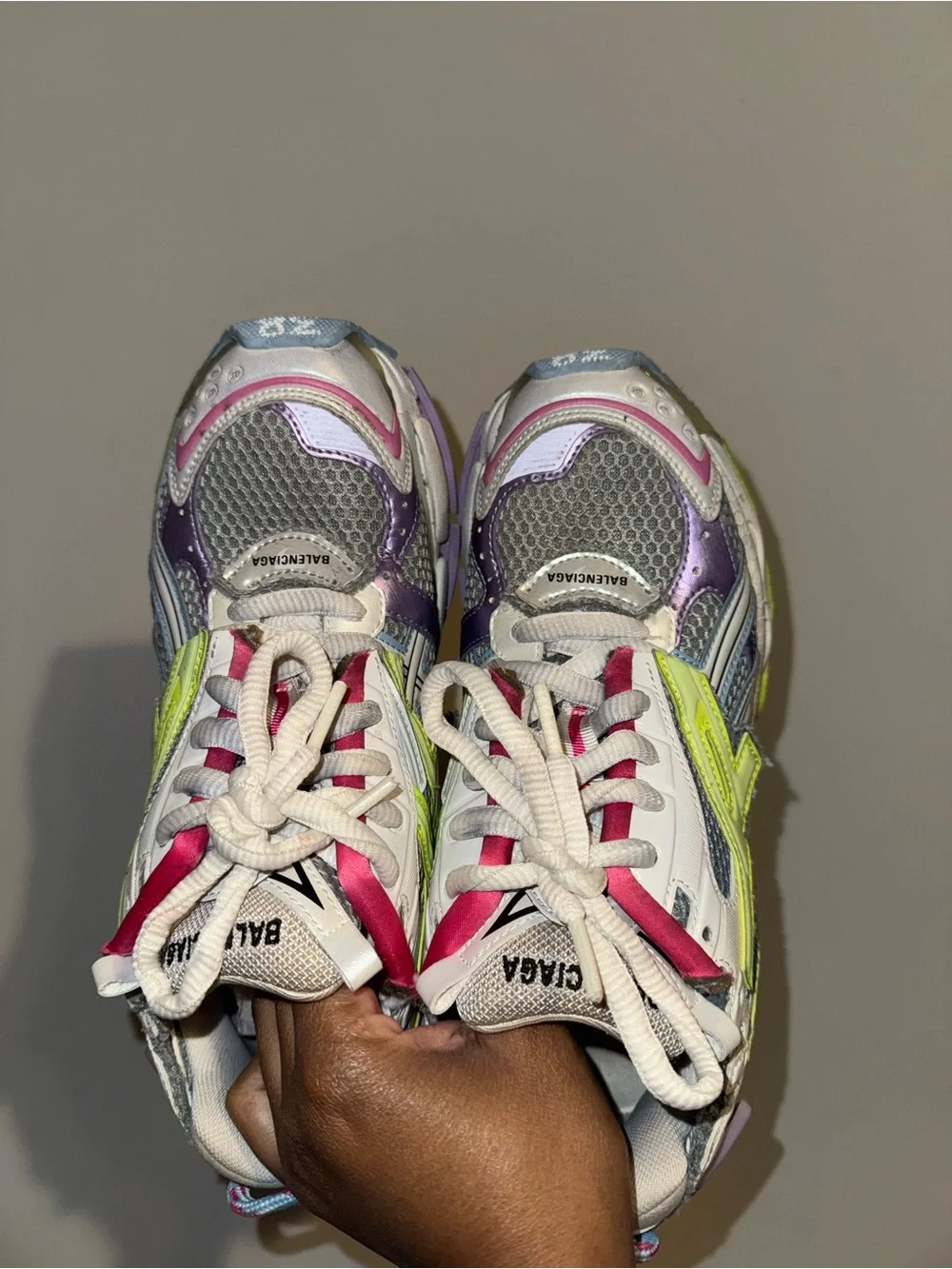 Balenciaga Mesh Panelled Sneakers